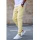 Madmext Men Plain Yellow Sweatpants 5433 - Sarı