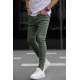 Men Green Slim Fit Jeans - Yeşil