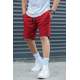 Men Maroon Capri Shorts - Bordo