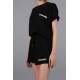 Mad Girls Black Shorts Outfit MG1410 - Siyah