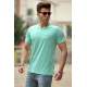 Madmext Green Basic T-shirt for Men 4513 - Yeşil