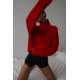 Mad Girls Turtleneck Red Sweater MG1252 - Kırmızı