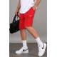 Madmext Men Red Capri Shorts 5448 - Kırmızı