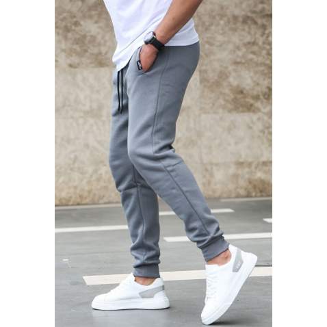 Madmext Men Plain Anthracite Sweatpants 4210 - Antrasit