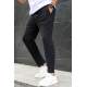 Black Basic Jogger Trousers 5465 - Siyah