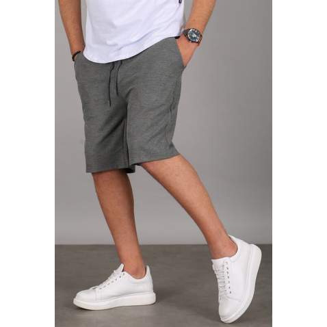 Madmext Men Anthracite Shorts 5438 - Antrasit