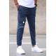 Madmext Men Navy Blue Trousers 5420 - Lacivert