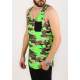 Madmext Men Camouflage Green Vest 2272 - Yeşil