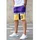 Madmext Purple Two Tone Capri for Men 2920 - Mor