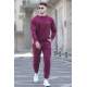 Madmext Men Maroon Tracksuit 5285 - Bordo