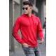 Madmext Men Printed Red Sweatshirt 5313 - Kırmızı