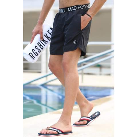 Madmext Men Black Swim Shorts 5087 - Siyah