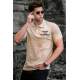 Madmext Men Beige Polo T-shirt 5247 - Bej