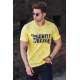 Madmext Men Printed Yellow T-shirt 5252 - Sarı