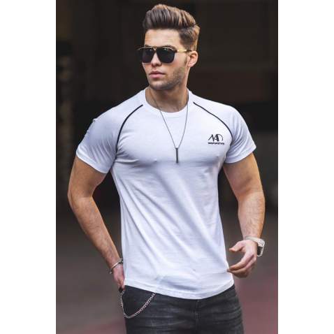 Madmext Men White T-shirt 4979 - Beyaz