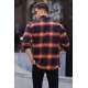 Navy Blue Regular Fit Plaid Shirt 5558 - Lacivert