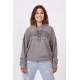 Mad Girls Grey Printed Sweatshirt MG810 - Gri