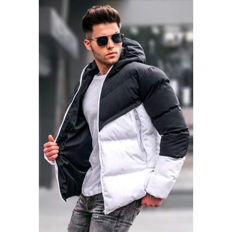 Men Black Puffer Jacket 5700 - Siyah