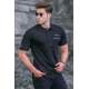 Madmext Men Black Polo T-shirt 5247 - Siyah