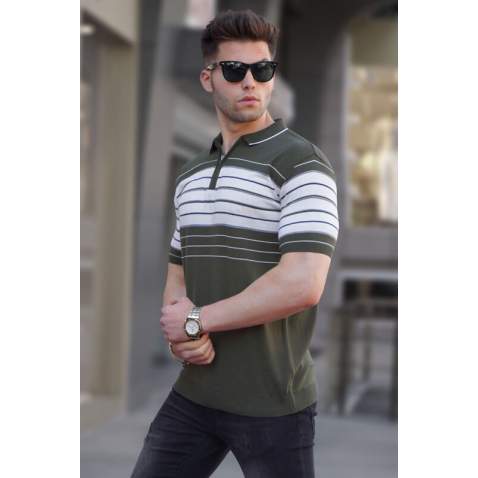 Men Khaki Polo T-Shirt 5733 - Haki