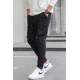 Slim Fit Black Cargo Trousers For Men 5714 - Siyah