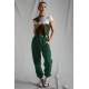 Women Dark Green Oversize Sweatpants MG1235 - Koyu yeşil