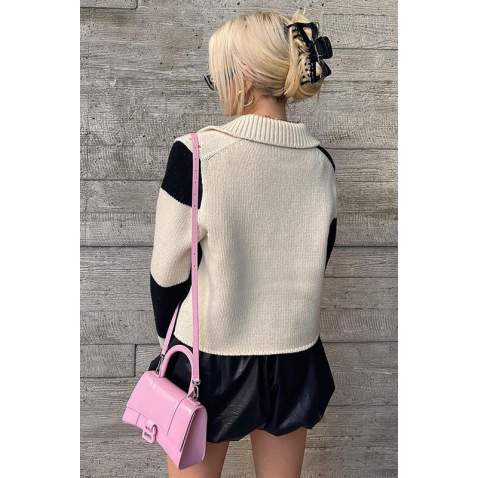 Beige Knitwear Cardigan MG1391 - Bej