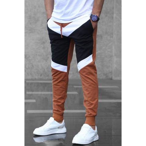 Mens Sweatpants In Color Design Camel Color 2927 - Camel