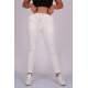 Mad Girls White Sweatpants MG051 - Beyaz