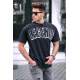 Madmext Men Printed Black T-Shirt 5393 - Siyah