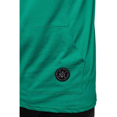 Madmext Men Sleeveless Green Hoodie 2897 - Yeşil