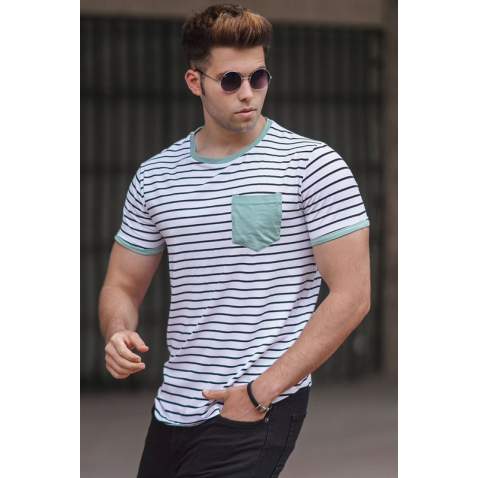 Madmext Men Green T-shirt 5151 - Yeşil