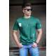 Madmext Men Printed Green T-Shirt 5379 - Yeşil