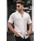 Madmext Men White Shirt 5500 - Beyaz