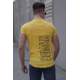 Madmext Yellow Printed T-shirt for Men 3023 - Sarı