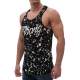 Madmext Black Printed T-shirt for Men 2888 - Siyah