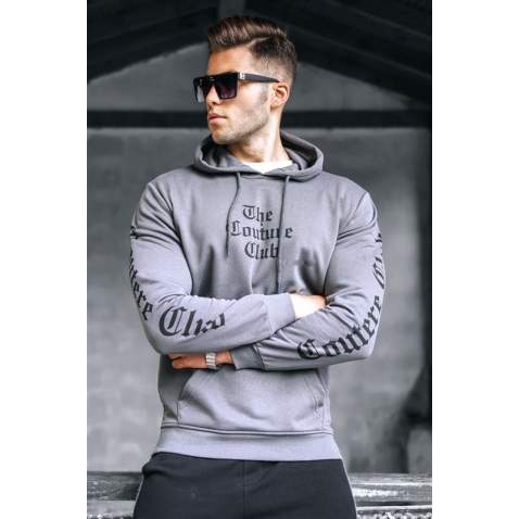 Madmext Men Hoodie Smoke Gray Sweatshirt 2877 - Füme