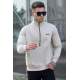 Madmext Men Beige Sweatshirt 5316 - Bej