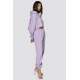 Mad Girls Lilac Hooded Women Tracksuit Set MG467 - Lila