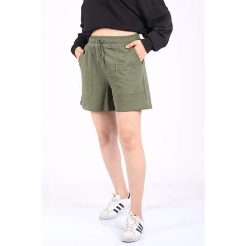 Mad Girls Khaki Shorts MG1185 - Haki