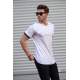 Men Basic White T-Shirt - Beyaz