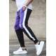 Madfmext Purple Printed Sweatpants 2904 - Mor