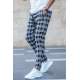 Madmext Men Gray Patterned Sweatpants 5435 - Gri