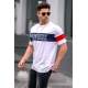 Men Printed White T-Shirt 5850 - Beyaz