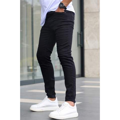 Black Skinny Fit Jeans 6302 - Siyah