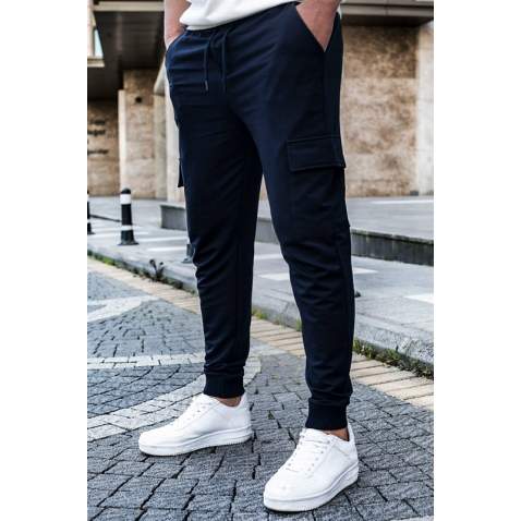 Madmext Navy Blue Sweatpants 4831 - Lacivert