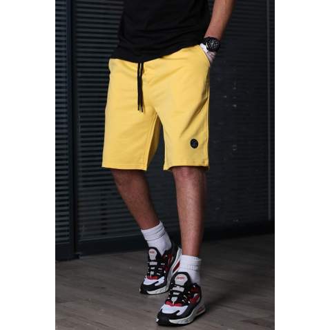 Madmext Men Yellow Shorts 5446 - Sarı