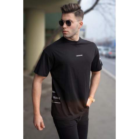 Madmext Men Black T-shirt 5231 - Siyah