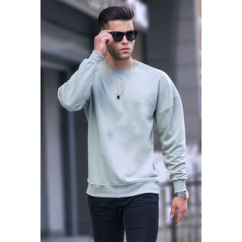 Madmext Men Mint Green Sweatshirt 4782 - Mint yeşili