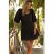 Women Black Mini Dress - Siyah